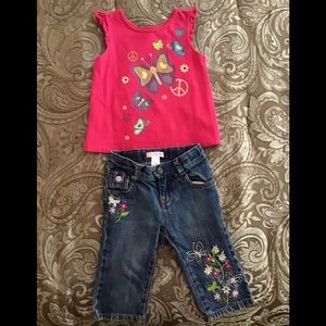 Girls jean outfit